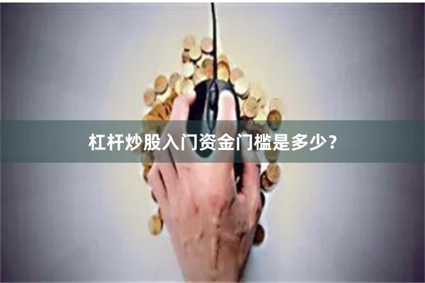 杠杆炒股入门资金门槛是多少？